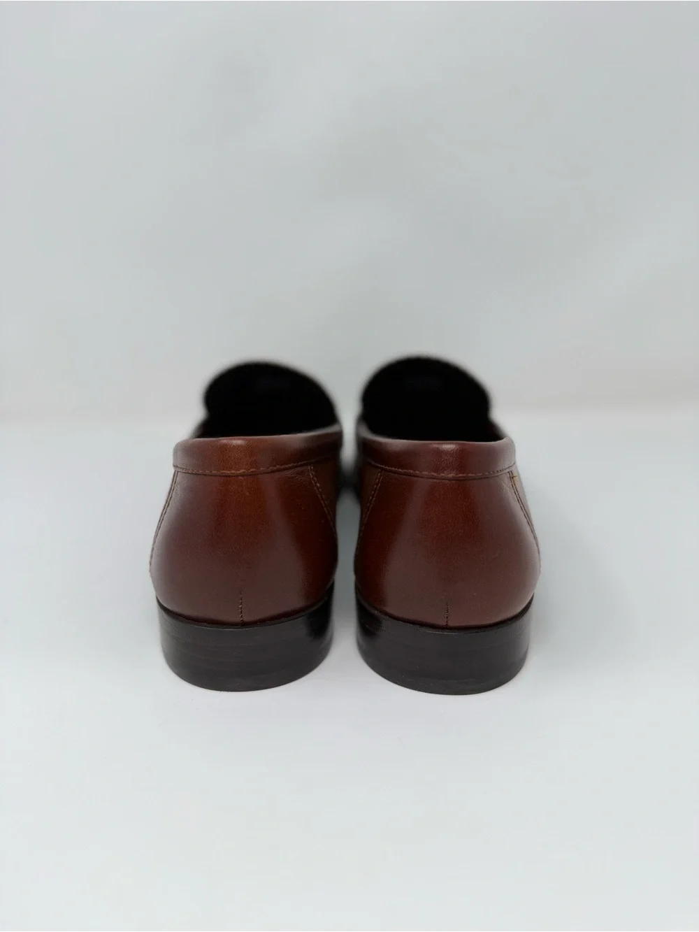 New Tory Burch Classic Leather Loafer In Brown Sz 9.5